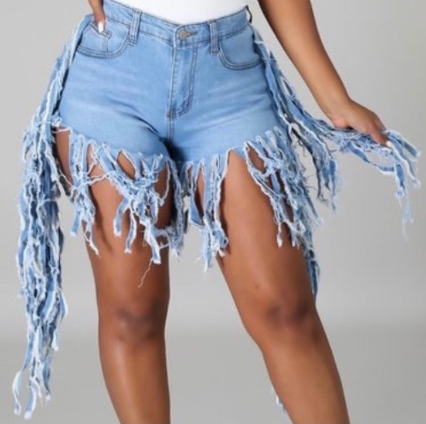 Sassy Fringe Shorts
