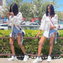 Load image into Gallery viewer, Sassy Fringe Shorts
