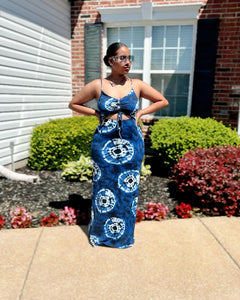 Tie-Dye Maxi Dress