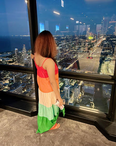 Trip to Chicago Maxi Dress